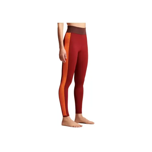 HERMES Красные Женские Штаны для Йоги