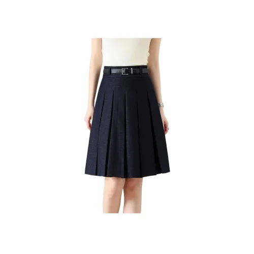 XIRAN Повседневные короткие юбки женские синие