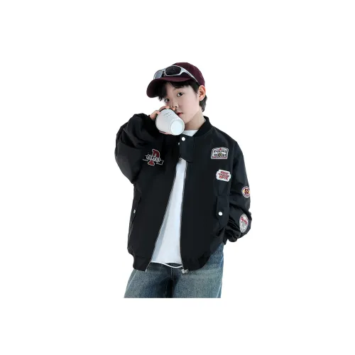 TAOTIANMAO Мальчики Модный и Крутой Средняя Школа Спорт Бейсбольная Куртка