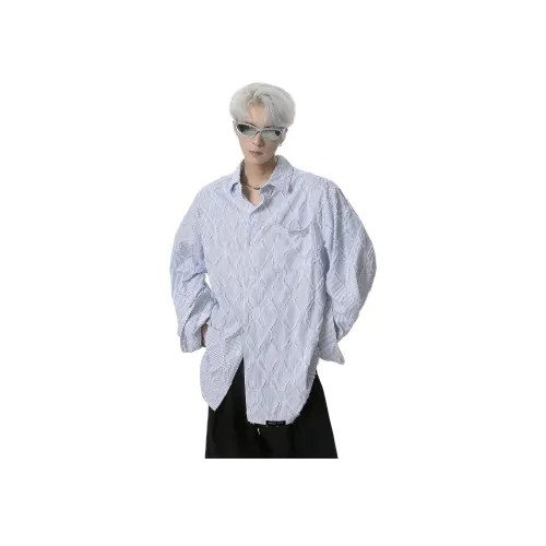 Ang2 Stu Светло-синие унисекс рубашки