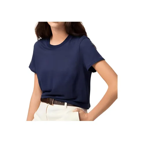 UNIQLO Comptoir des Cotonniers Collaboration T-Shirt Женская Синяя