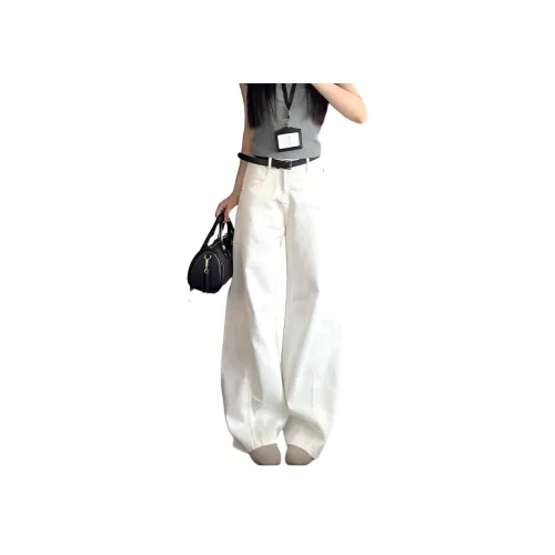 MENING Белый Женские Джинсы