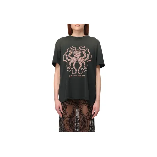 ETRO Черные Женские Рубашки T