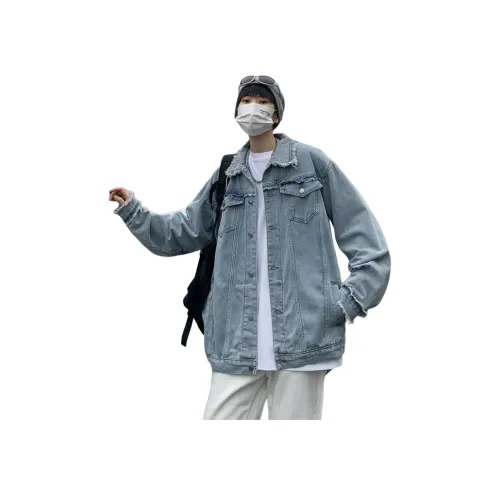 YIWANSHIDUO Светло-синие унисекс куртки