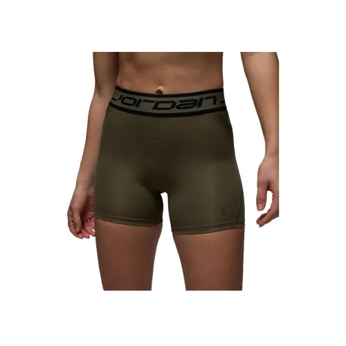 Jordan Sport Спортивные шорты для женщин средний оливковый хаки
