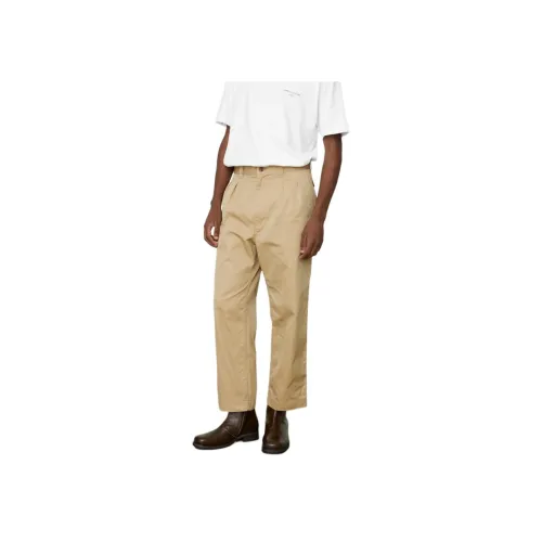 COMME DES GARCONS SHIRT Светло-янтарный Мужские Повседневные Штаны