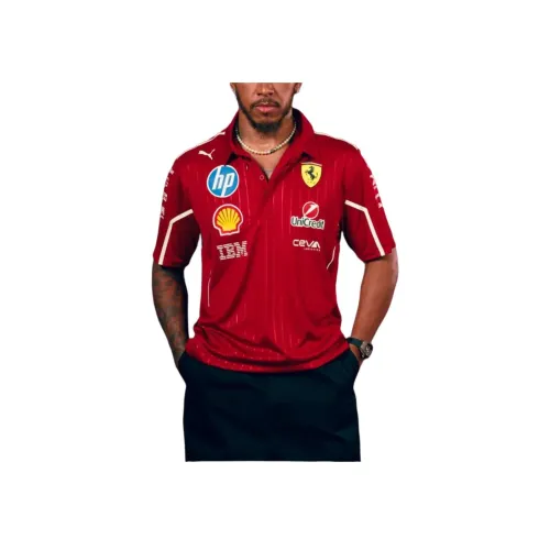 PUMA x FERRARI Поло Мужское Красное