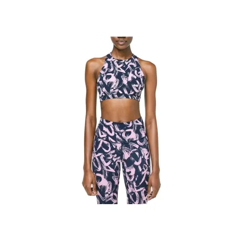 lululemon Free To Be Serene Спортивное белье Женское Розовый Синий Граффити