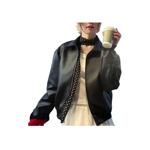 SIXUSICHOU Кожа Куртка Женская