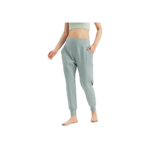 DECATHLON Нефритово-синий Женские Спортивные Брюки