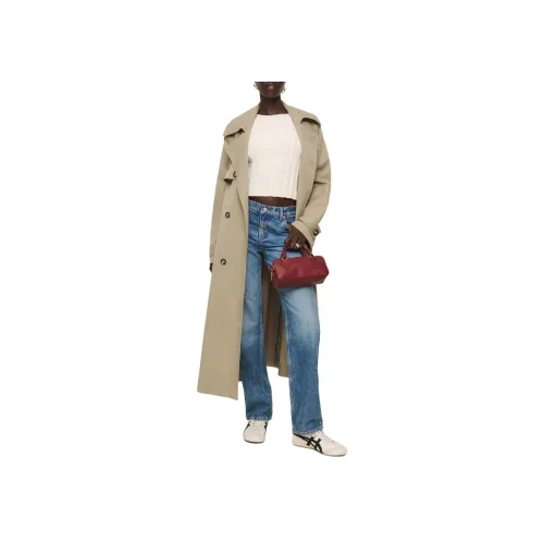 Reformation Matteo Тренчкот Женский Хаки