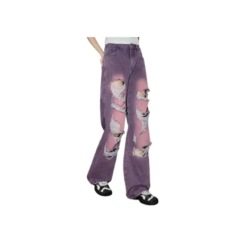 Coolhut Фиолетовый Женские Джинсы