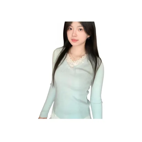 COHX Светло-синие женские футболки T