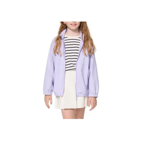 UNIQLO Куртки и пальто Светло-фиолетовый Для детей Возраст 3-7 лет