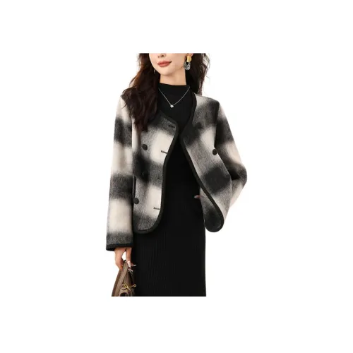 Aoaifu Пальто Женское с узором Панда