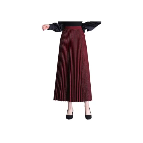 MJ Осенний Повседневный Длинный Юбка Женские