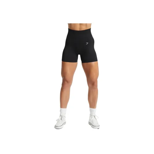 GYMSHARK Черные Женские Спортивные Шорты