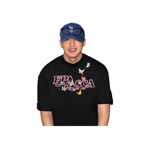 HIPHOPPUNKS Летняя футболка свободный крой унисекс