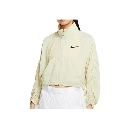 NIKE Окаменелость Серый Женские Куртки