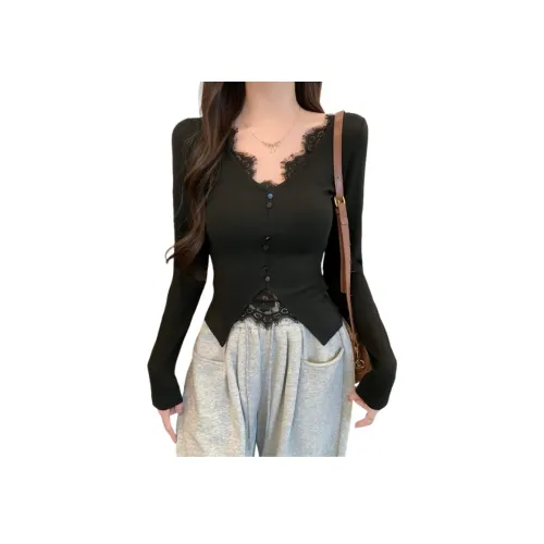 GOSO Черные Женские T-рубашки