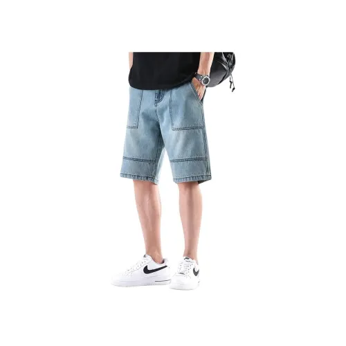 YUQIAN Джинсовые шорты Унисекс Blue