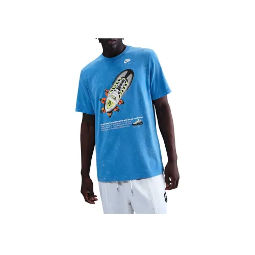Nike Sportswear Синий Мужской T-Рубашки