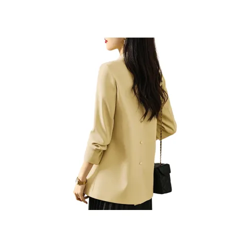 Wbwq Бизнес-костюм женский цвет желтый