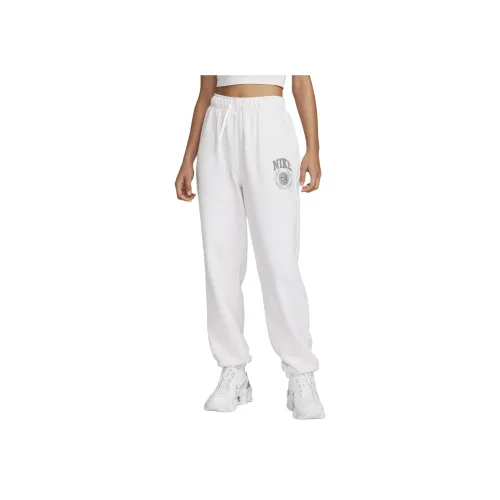 Nike Sportswear Club Флис Вязаные Тренировочные Штаны Женские Светло-Серые
