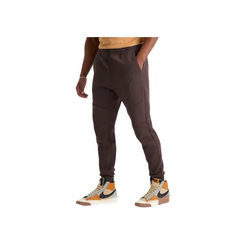 Найк Вязаные Тренировочные Штаны Мужские Коричневые