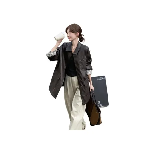 MEXICAN Кофе Женские Кожаные куртки