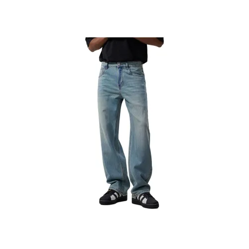 SONGS ALONG Джинсы Унисекс Light Синий