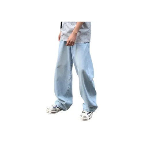 YINLANGSHIJIA Светло-синие мужские джинсы