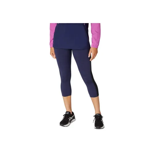 Asics KATE MESH KATE MESH Capri Leggings Женские Малахитовый Heather Цветочный Дизайн