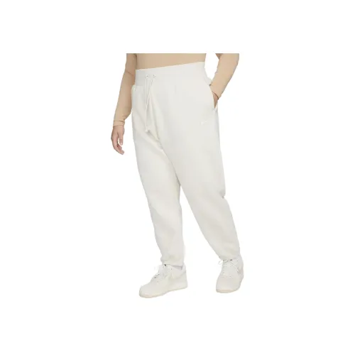 nike Sportswear Phoenix Fleece Вязаные Тренировочные Штаны Женские Белые