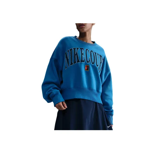 Nike Court Phoenix Fleece Свитшот Женский Starry Blue