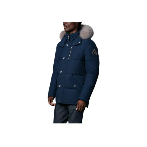 Moose Knuckles Пуховик Мужской Ocean Blue