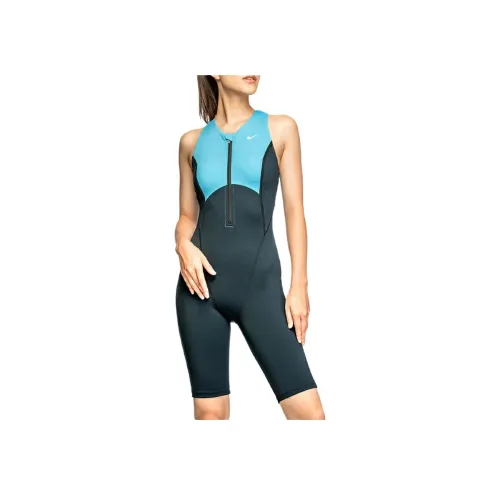 Nike One Piece Купальник Женские Синий