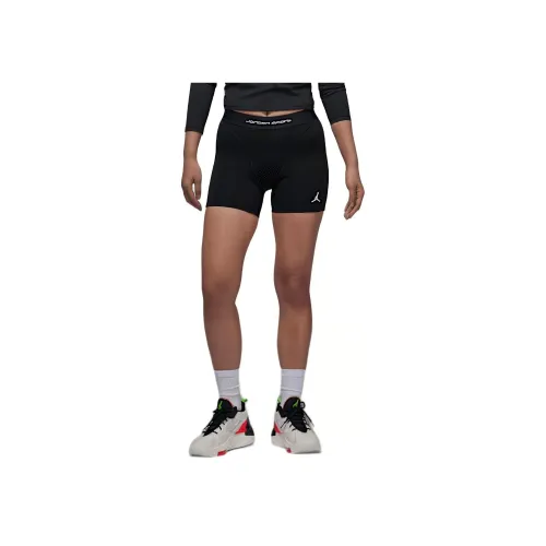 Jordan Sport Черный/Белый Женские Спортивные Шорты