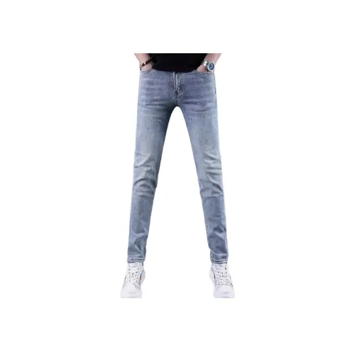 CHENYING Светло-синие мужские джинсы