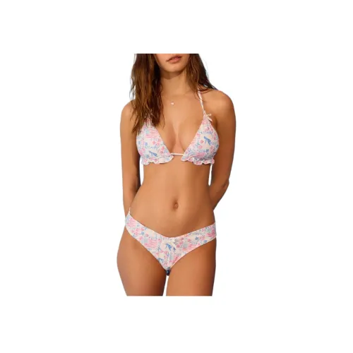 ALTAR'D STATE Звезды Полосы And Bows Треугольник Топ Бикини Женские