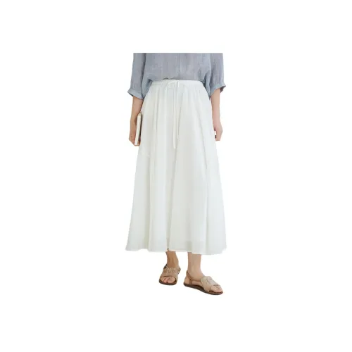 ZIMO Женские Повседневные Длинные Юбки