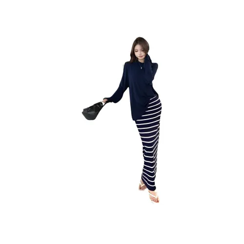 COMMA GIRL Комплект с юбкой Топ+юбка Женские Комплекты с юбкой