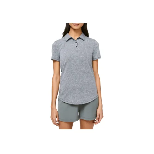 lululemon Игрок'S Pro Form Поло Athletic Поло Женские Синий Черный