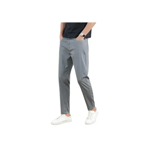 MULONG PRO Gray Men's Casual Pants MULONG PRO Серый Мужские Повседневные Брюки