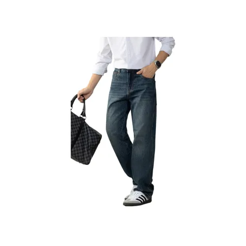 PERDONTOO Синий Мужской Джинсы