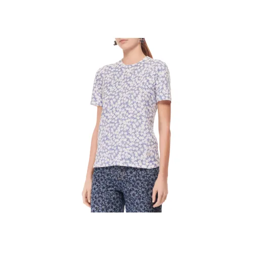 CHANEL T-рубашка Женская Синяя Белая