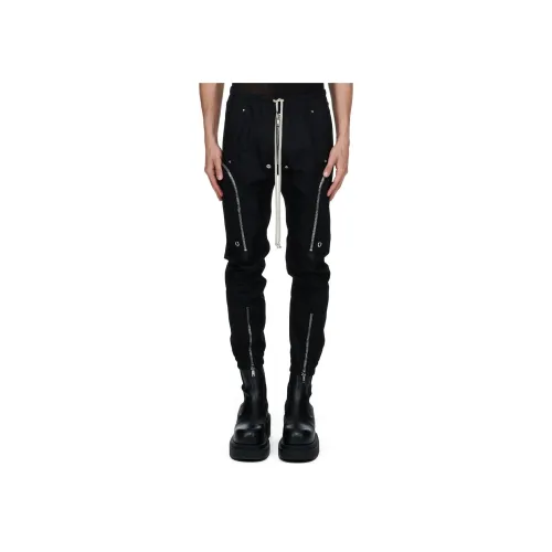 RICK OWENS совместный бренд Черные Мужские Карго Брюки
