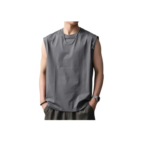 GUISE Летний топ без рукавов свободный крой унисекс