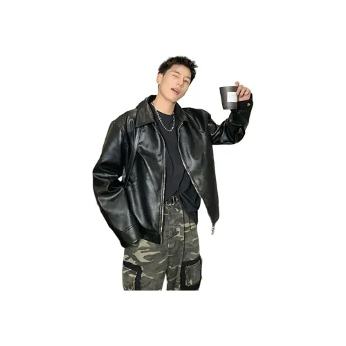 FRQ Черный Унисекс Кожаные куртки