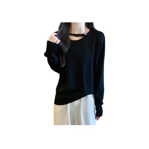 Черный женский трикотаж